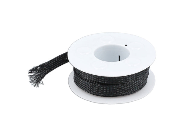 Expandable Braided Sleeving 10mm 5m coil in a clam blister