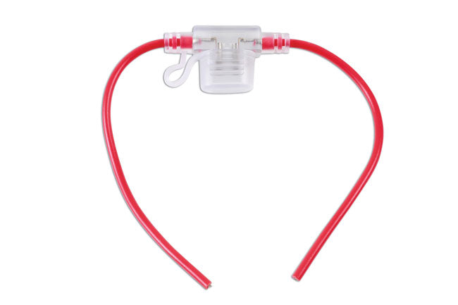 Blade Fuse Holder Transparent for LED Micro 2 Fuses 1pc