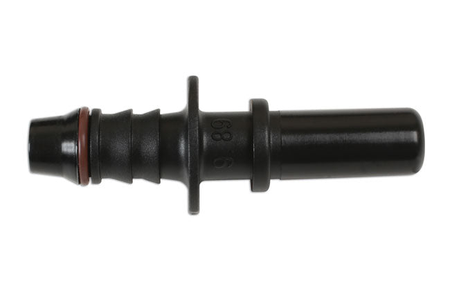 Straight Male Plastic Pipe Connector 9.89 x 8mm 5pc