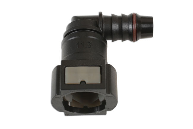 90° Angled Fuel Line Quick Connectors 11.8 x 10mm 3pc