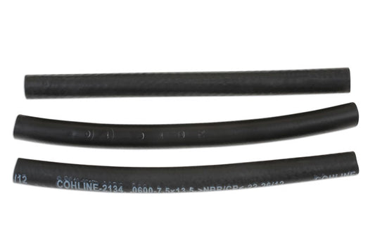 Rubber Fuel Hose 7.5mm ID X 200mm 3pc