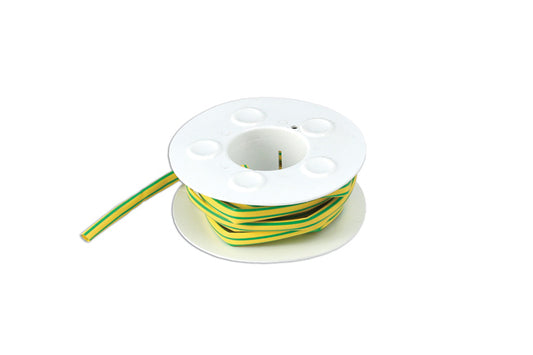 Yellow / Green Earth 3.5mm Heat Shrink On A Roll 5m
