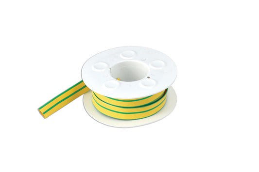 Yellow / Green Earth 7.0mm Heat Shrink - Roll  3m