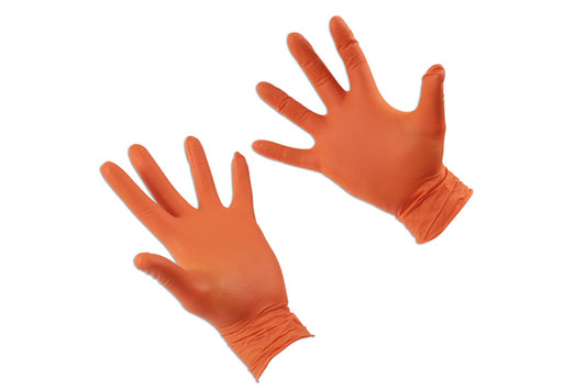 Grippaz XXLarge Orange Nitrile Gloves 50pc