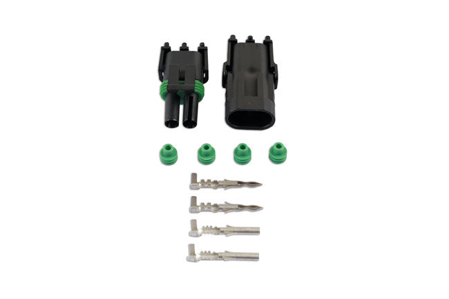 Automotive Electrical Delphi Connector Kit 2 Pin 10pc