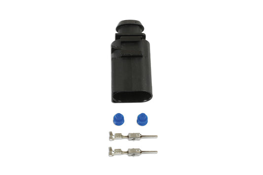 VW Electrical Male Connector 2.8mm 2 Pin Kit 25pc