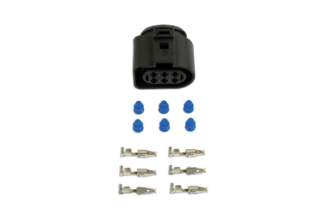 VW Electrical Female Connector 2.8mm 6 Pin Kit 65pc