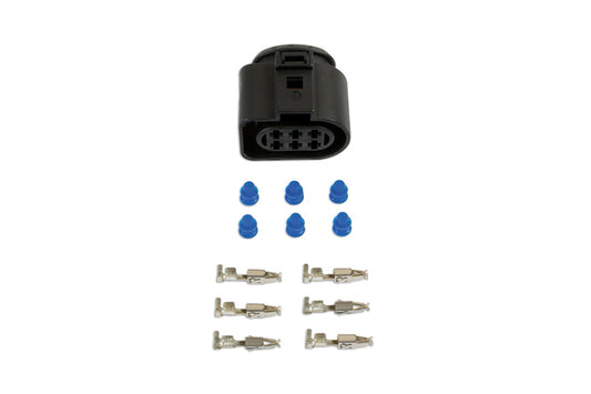 VW Electrical Female Connector 2.8mm 6 Pin Kit 65pc