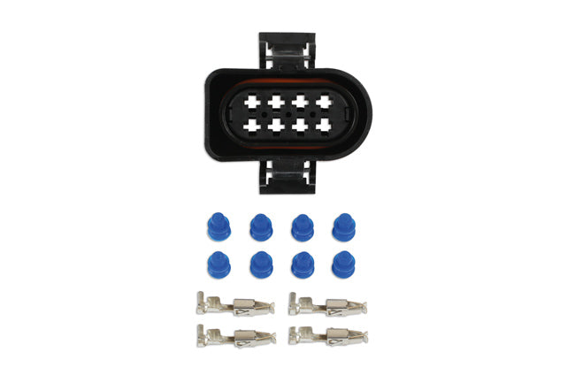 VW Electrical Female Connector 2.8mm 8 Pin Kit 85pc