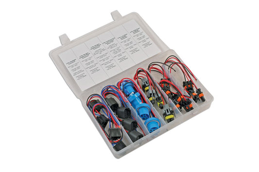 Assorted Ford & Vauxhall Headlight Electrical Connector Kit 24pc