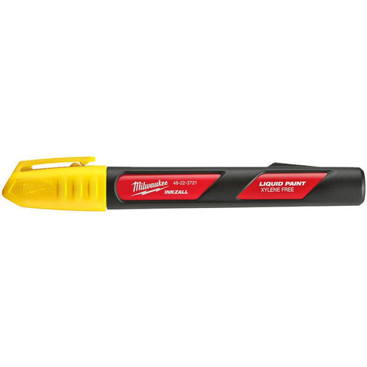Milwaukee Inkzall Liquid Paint Marker - Yellow - 1pc By Milwaukee