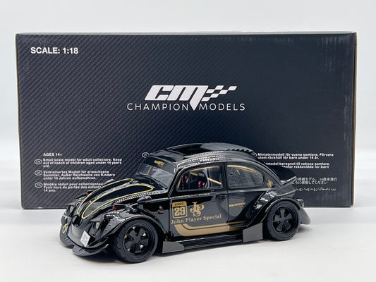 Volkswagen Beetle RWB Black JPS Champion Model 1/18