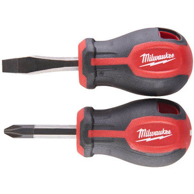 Milwaukee Tri-lobe Screwdriver Stubby Set - 2pc 4932471810