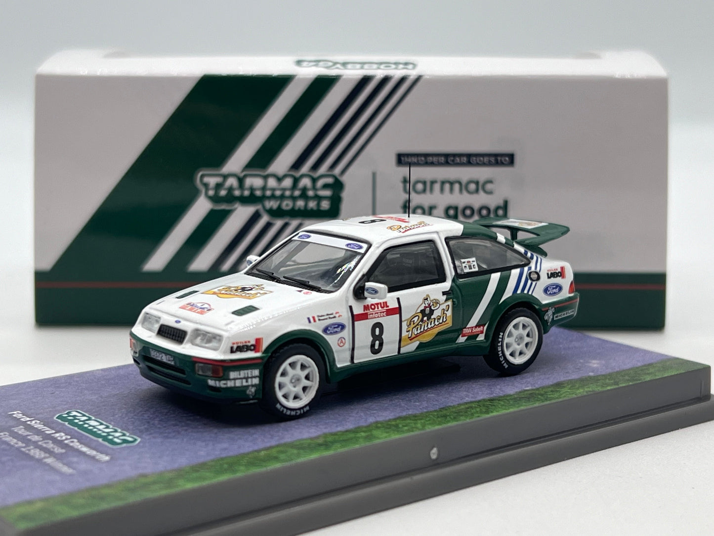 Ford Sierra RS Cosworth Rallye de France 1988 Winner Global64 Tarmac 1/64