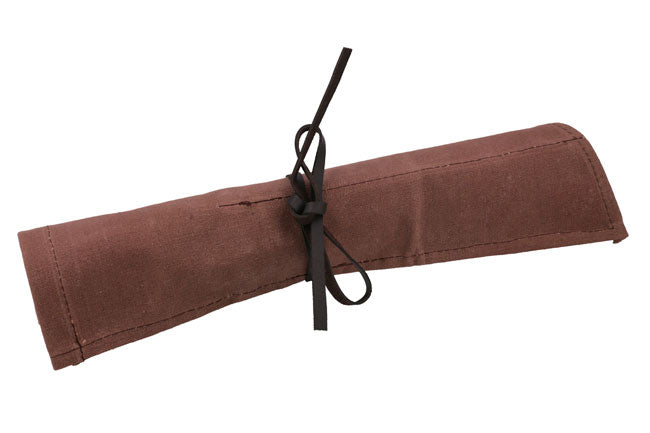 Waxed Canvas Tool Roll - 14 Pockets