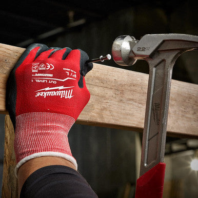 Milwaukee Cut Gloves Level 1 Dipped Resistant - XXL
