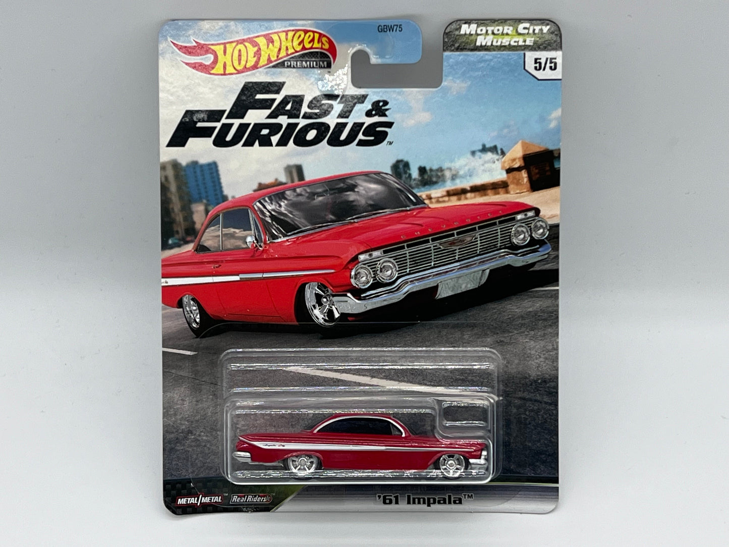 1961 Impala Red Fast And Furious Hotwheels Premium 1/64