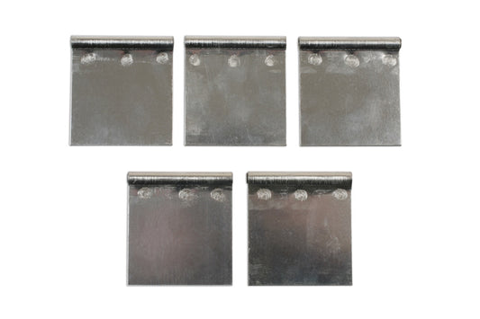 5 x 75mm weld on plate aluminium