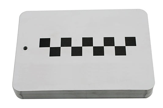 Primed Metal Standard Spray Out Cards 100pc