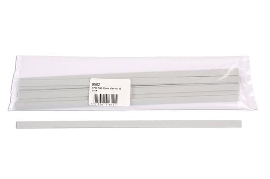 TPO Flat Plastic Strips 10mm 15pc