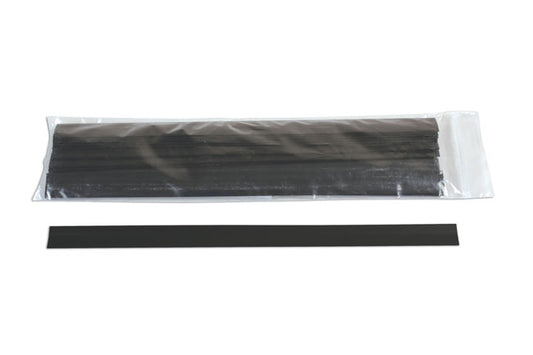 PP Flat Black Strips 18mm 15pc