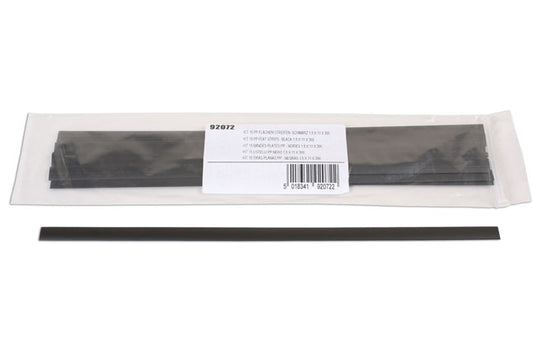 PP Flat Black Strips 11mm 15pc