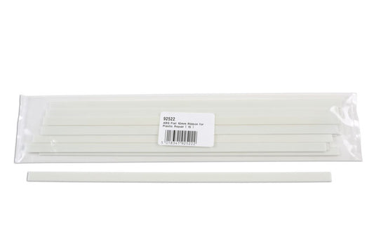 ABS Flat Natural Strips 10mm 15pc