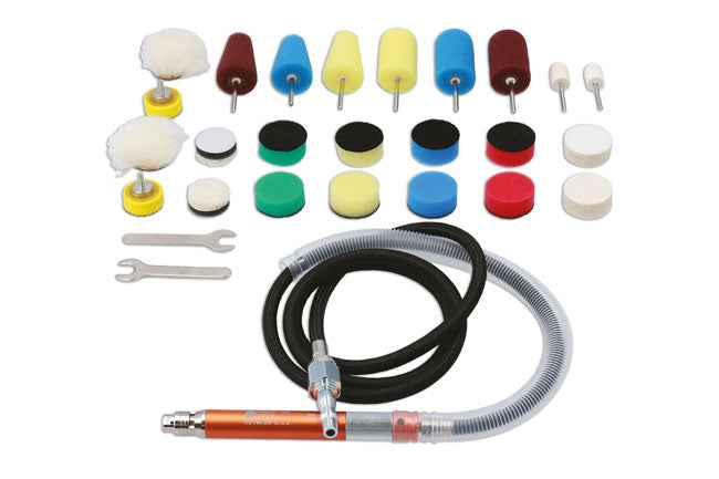 Pneumatic Detail Polishing Tool Kit