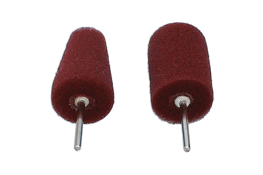 Polishing Sponge Wheels (Red, Extra Fine) 2pc