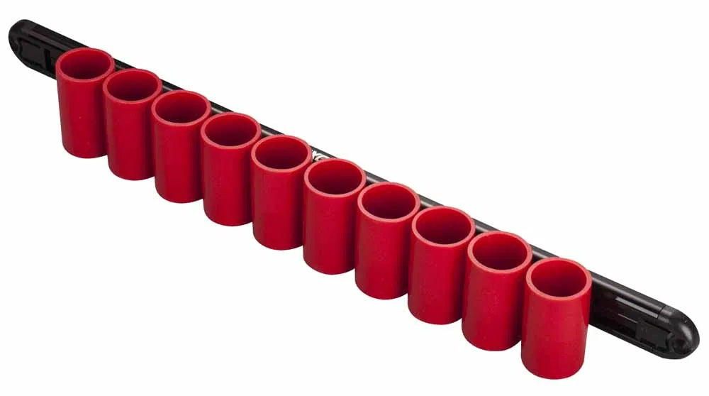 10Pc Tube Rack for Screwdrivers or Pliers RED By BOXO