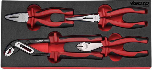 4 Pc Plier Set By Boxo