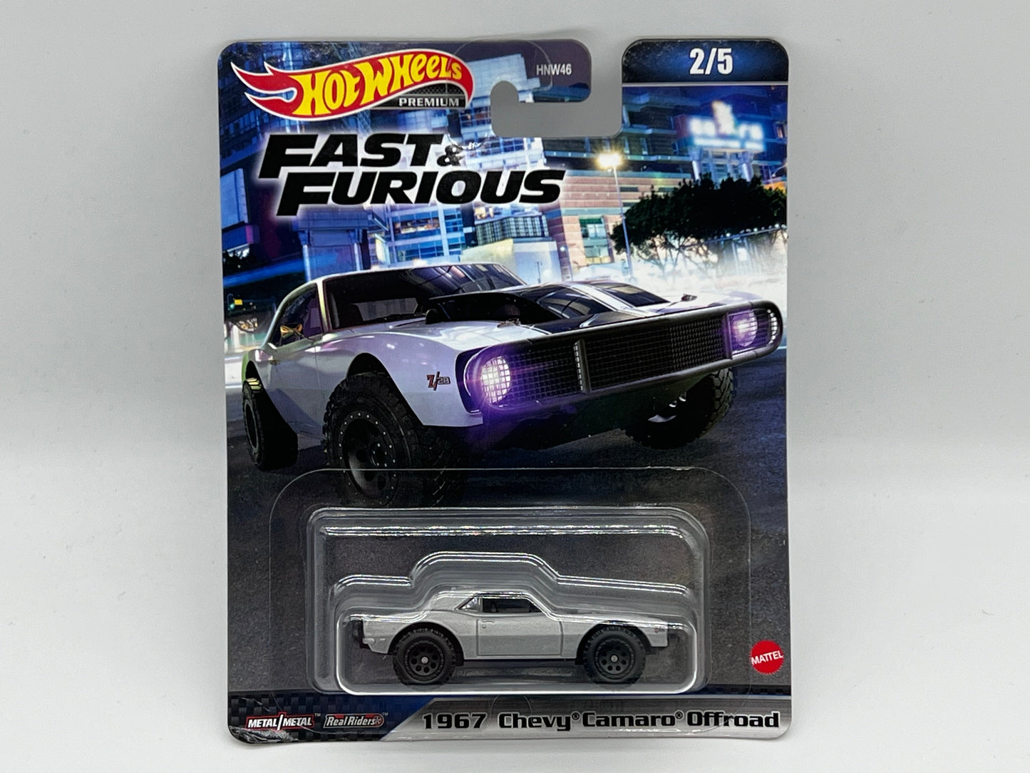 Chevy Camero Offroad 1967 Silver Hotwheels 1/64