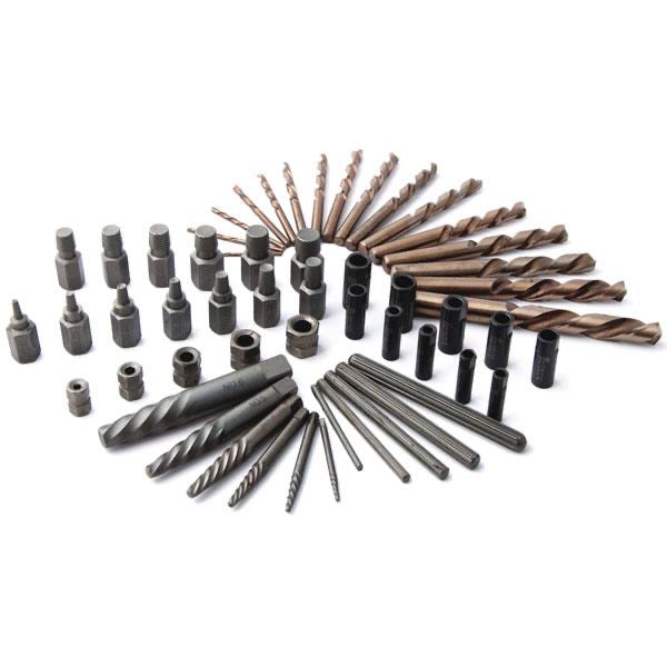 55pc Master Screw Extractor Drill And Guide Set By Neilsen