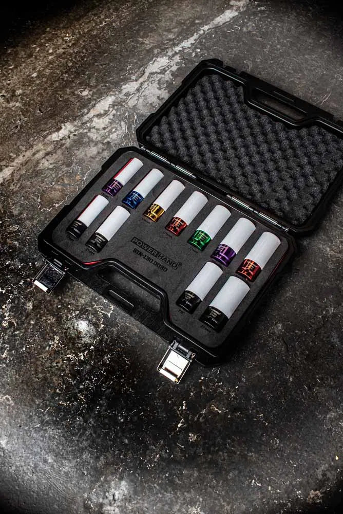 11 Pc 1/2" Master Alloy Wheel Socket Set Set By Powerhand