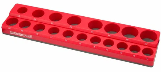 Magnetic Socket Organiser 1/2 Drive 19 Hole By Powerhand