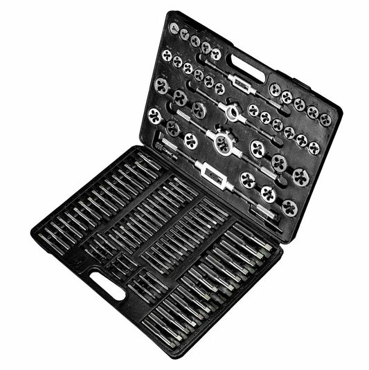 110Pc Tap & Die Set Metric M2-M18 By Powerhand