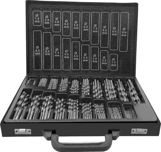 170pcs Drill Bit Box Set - HSS By Powerhand