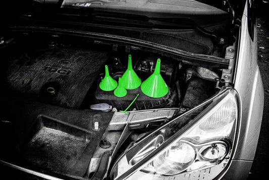 4Pc Round Funnel Set 50-120mm By Powerhand