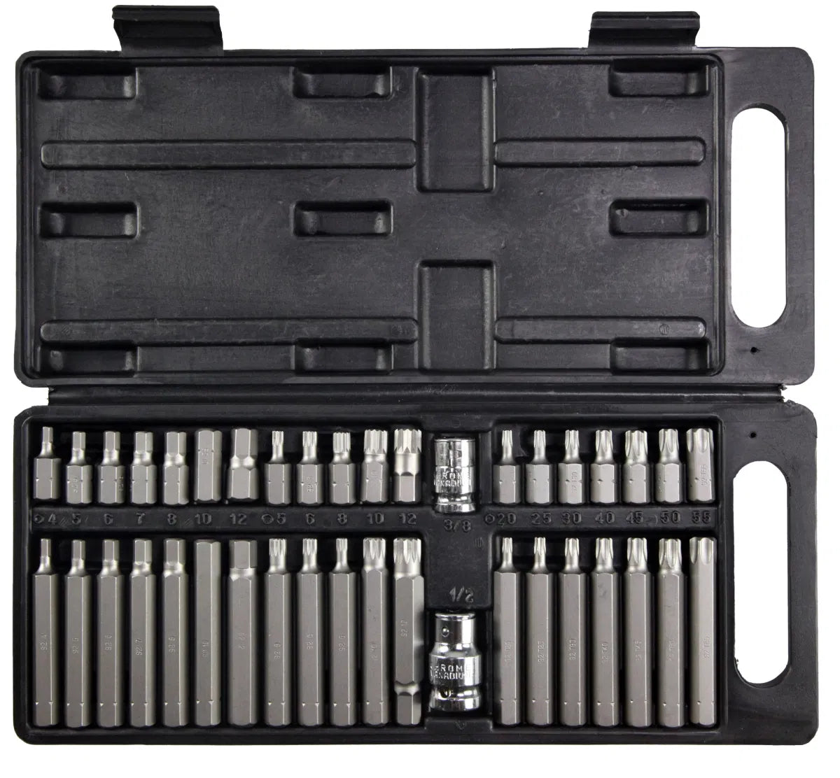 Master Bit Set 40 Pc S2 Steel By Powerhand