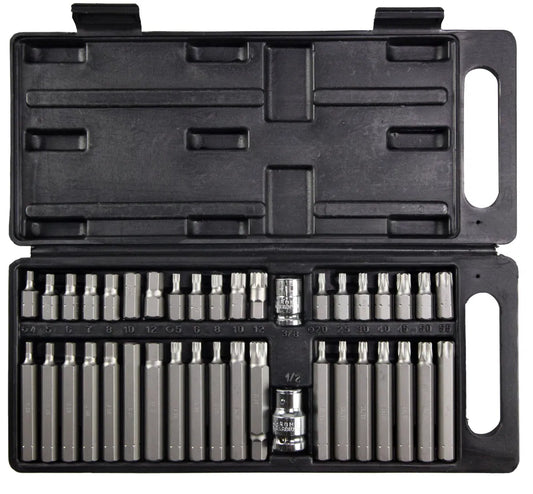 Master Bit Set 40 Pc S2 Steel By Powerhand