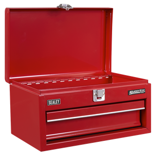 Superline Pro® Mini Toolbox 1 Drawer - Red - By Sealey