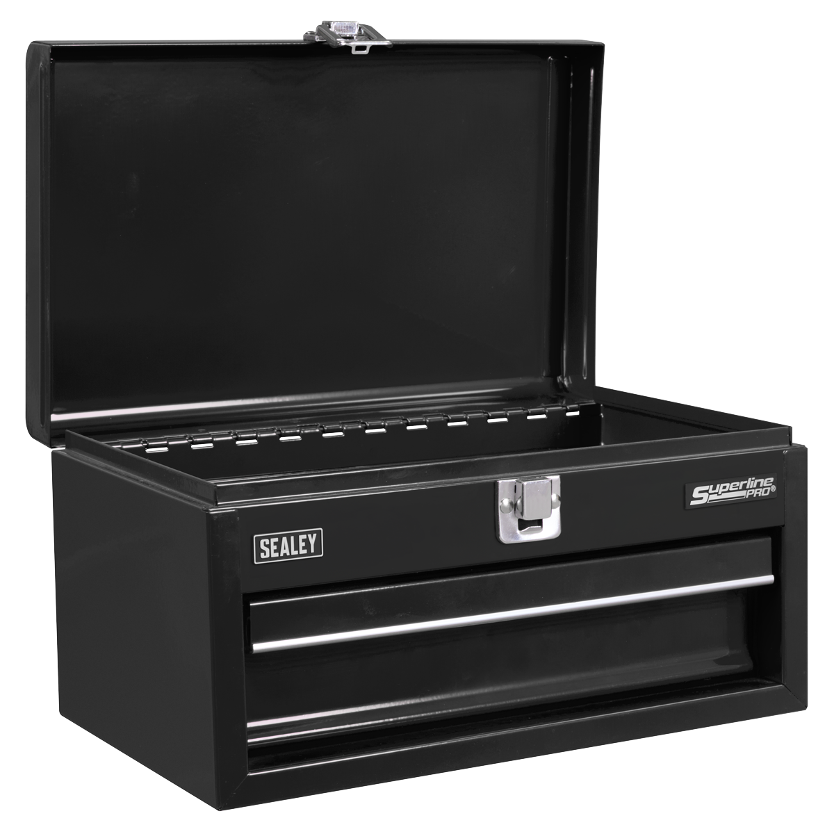 Superline Pro® Mini Toolbox 1 Drawer - Black - By Sealey