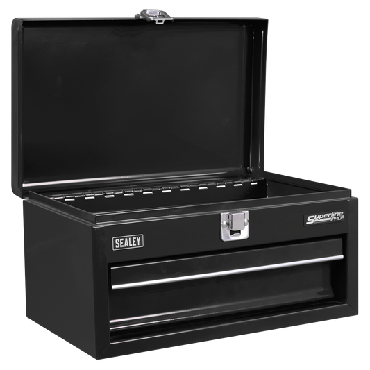 Superline Pro® Mini Toolbox 1 Drawer - Black - By Sealey