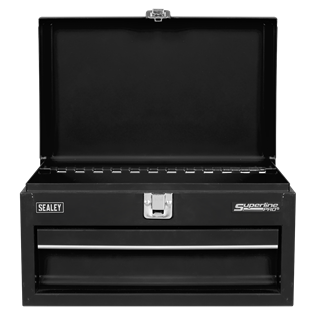 Superline Pro® Mini Toolbox 1 Drawer - Black - By Sealey