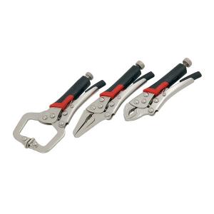 Mini Mole Grip Locking Plier 3 Piece Set By Neilsen