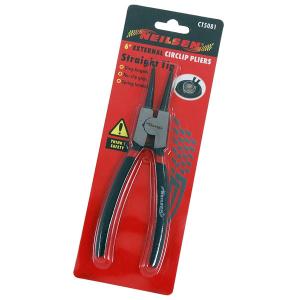 Circlip Plier Straight Tip 150mm 6'' External By Neilsen