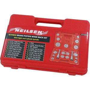 Brake Caliper Piston Wind Back Tool 18 Piece Set By Neilsen