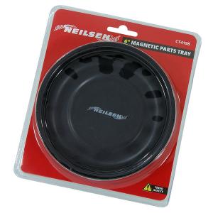 Magnetic Parts Tray Circular 6 Inch / 150mm Black By Neilsen