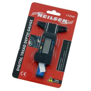 Digital Tyre Tread Depth Gauge Large LCD Display By Neilsen