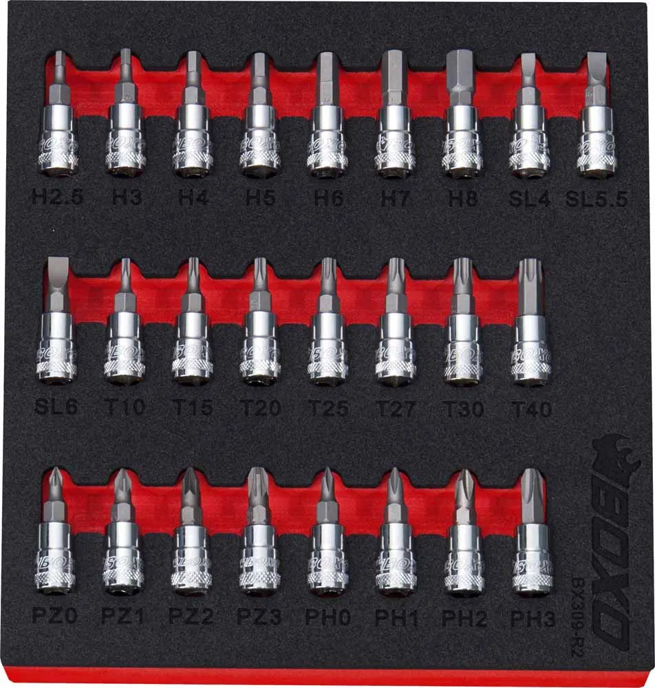 1/4" Master Bit Socket Set In EVA Foam By Boxo
